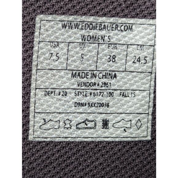 Eddie Bauer | Covey 2.0 Winter Ankle Boots Brown Leather Side Zip | US 9 - Picture 11 of 11